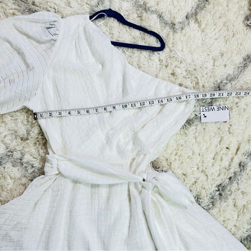 Nine West White One-Shoulder Dress - Picture 6 of 9